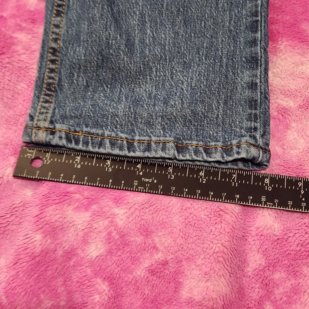Levi's Jeans Men's 34x32 Mid Rise 505 Regular‎ Fit Blue Denim Made in Mexico